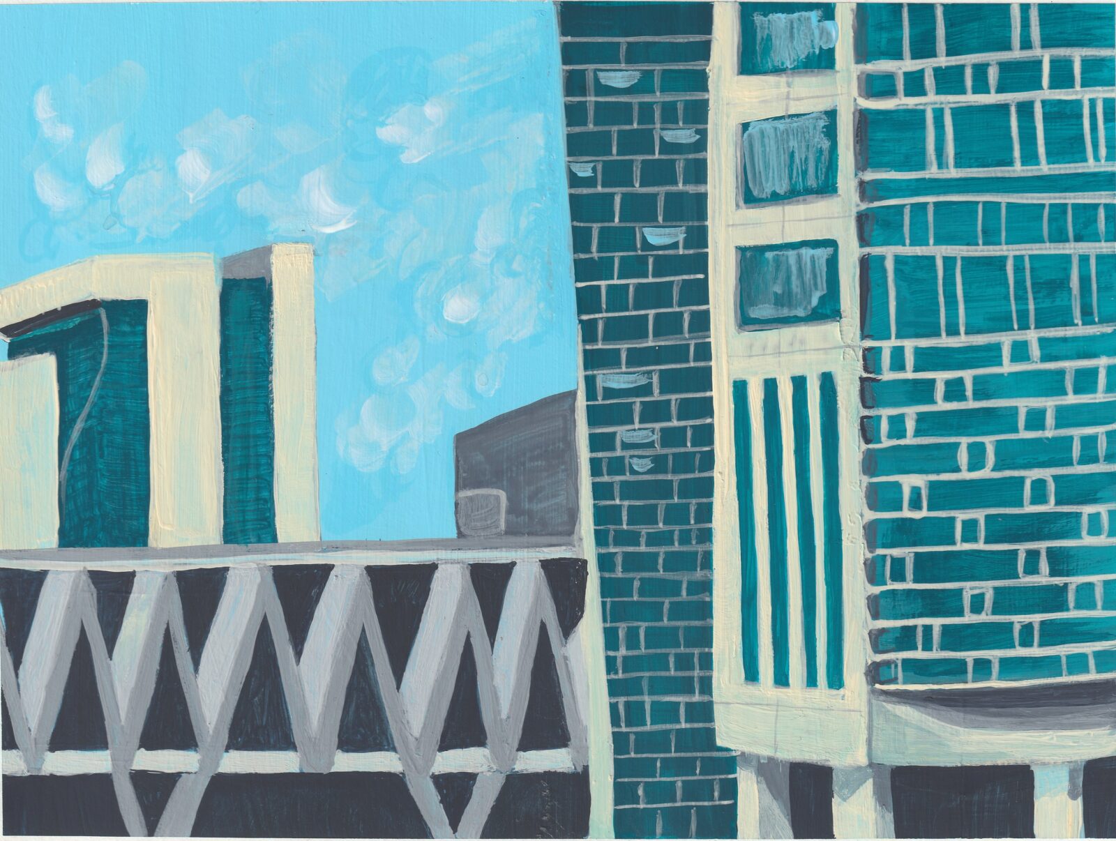 Buildings 4, by Mayra Ona